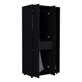 Closet Misuri Wengue 182 cm Con Colgadero de Ropa y Un Cajón - Closets | Bylmo
