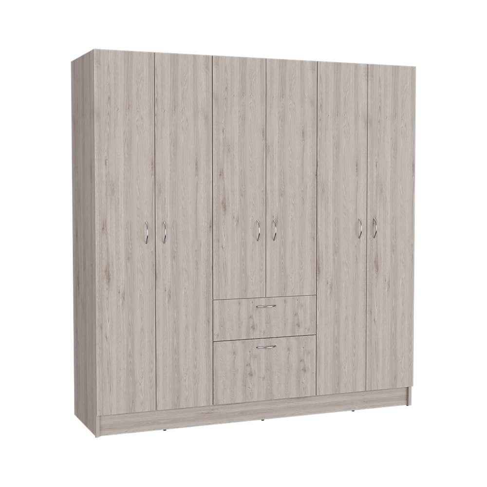 Closet Mitú Ceniza 162 cm con Siete Puertas y un Cajón - Closets | Bylmo