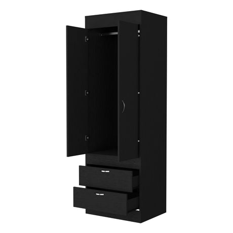 Closet Nocturne Wengue 59 cm con Dos Puertas y Un Cajón - Closets | Bylmo