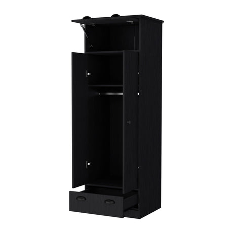 Closet Wengue 59x179cm con 2 Cajones con 1 Entrepaños - Closets | Bylmo