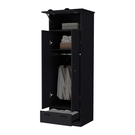 Closet Wengue 59x179cm con 2 Cajones con 1 Entrepaños - Closets | Bylmo