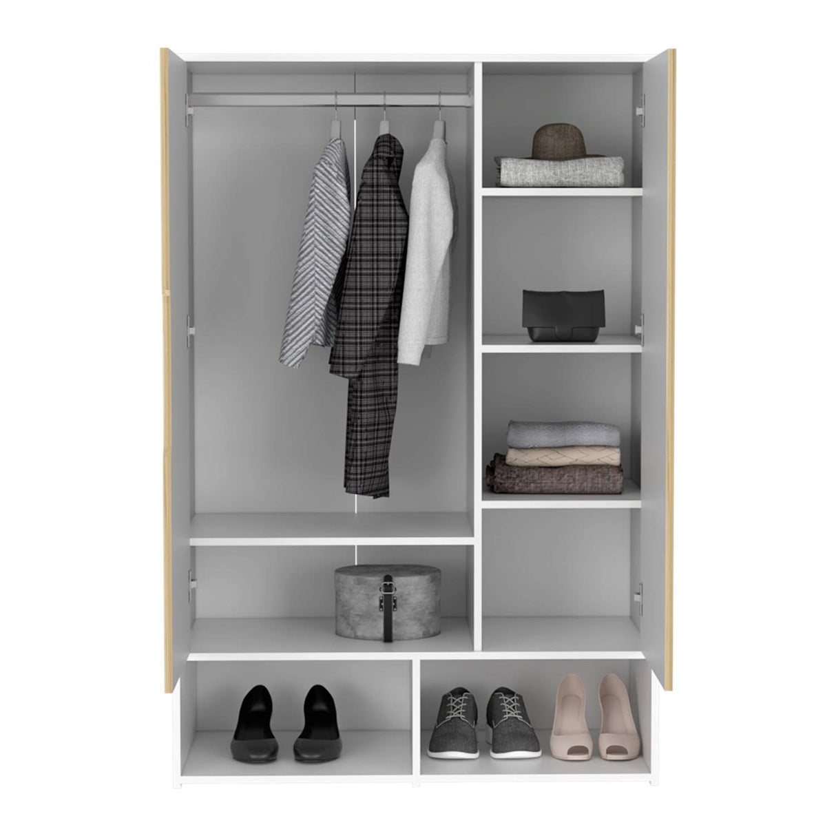 Closet Rosie Duna 100x150cm sin Cajones con 4 Entrepaños - Closets | Bylmo