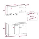 Cocina Alani Rovere 150 cm sin Mesón - Cocinas | Bylmo