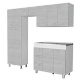 Cocina Ferreti Artiko 220 cm Derecha con Mesón - Cocinas | Bylmo