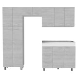 Cocina Ferreti Artiko 220 cm Derecha con Mesón - Cocinas | Bylmo