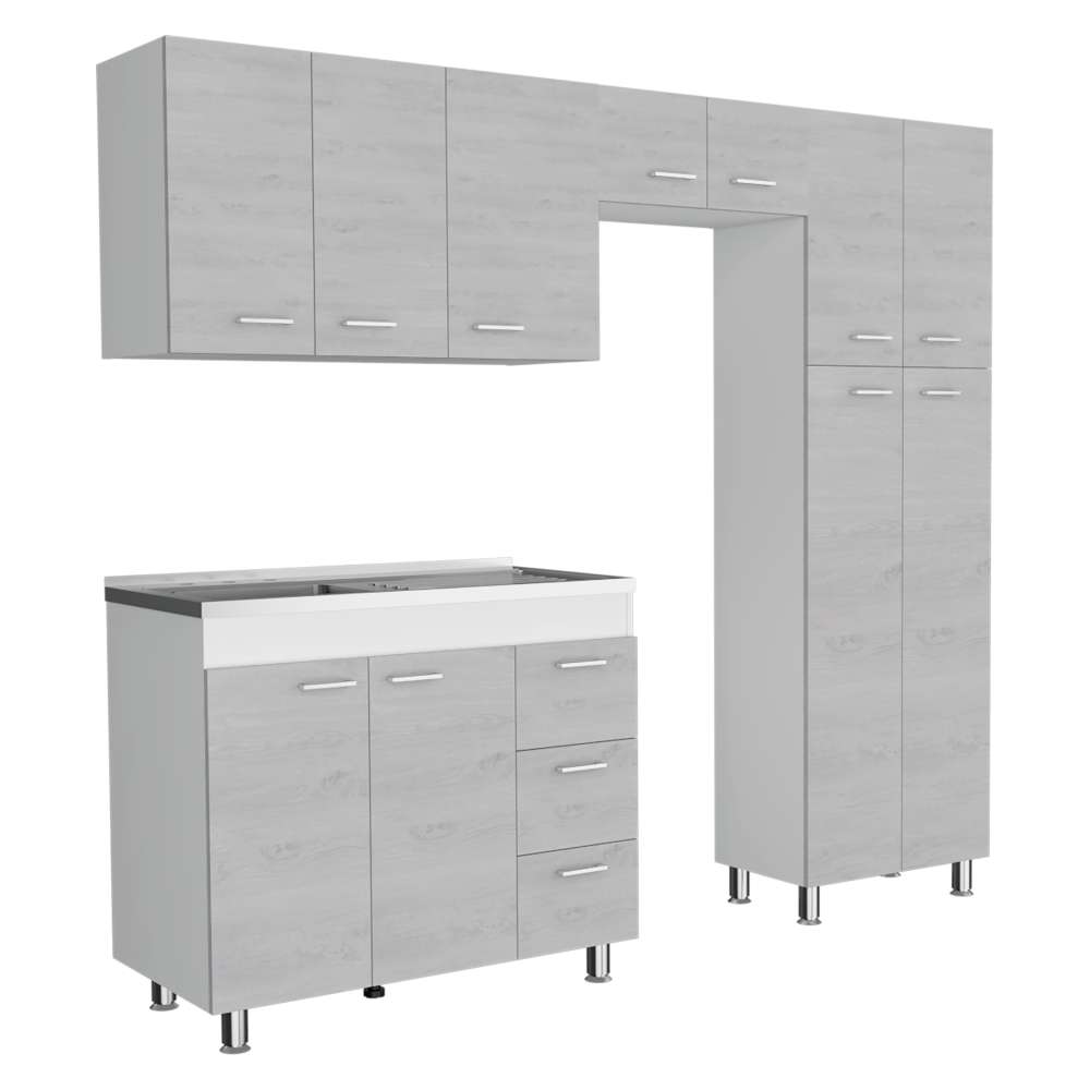 Cocina Ferreti Artiko 220 cm Izquierda con Mesón - Cocinas | Bylmo