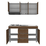 Cocina Lumina Gales 150 cm Derecha con Mesón y Campana - Cocinas | Bylmo