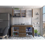 Cocina Lumina Gales 150 cm Derecha con Mesón y Campana - Cocinas | Bylmo