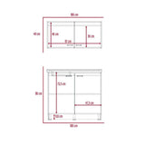 Cocina Nápoles Roble Gris 100 cm Derecha con Mesón - Cocinas | Bylmo