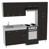 Cocina Volare Wengue 250 cm Izquierda - Cocinas | Bylmo