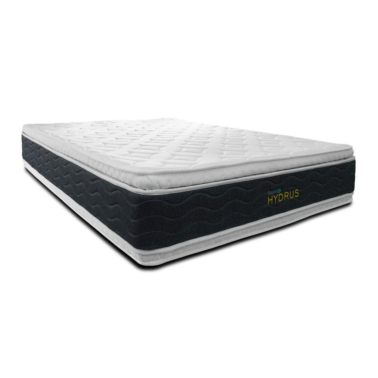Combo Colchón Hydrus Blanco King 200 X 200 Cm Medio e Hipoalergénico - Colchones | Bylmo