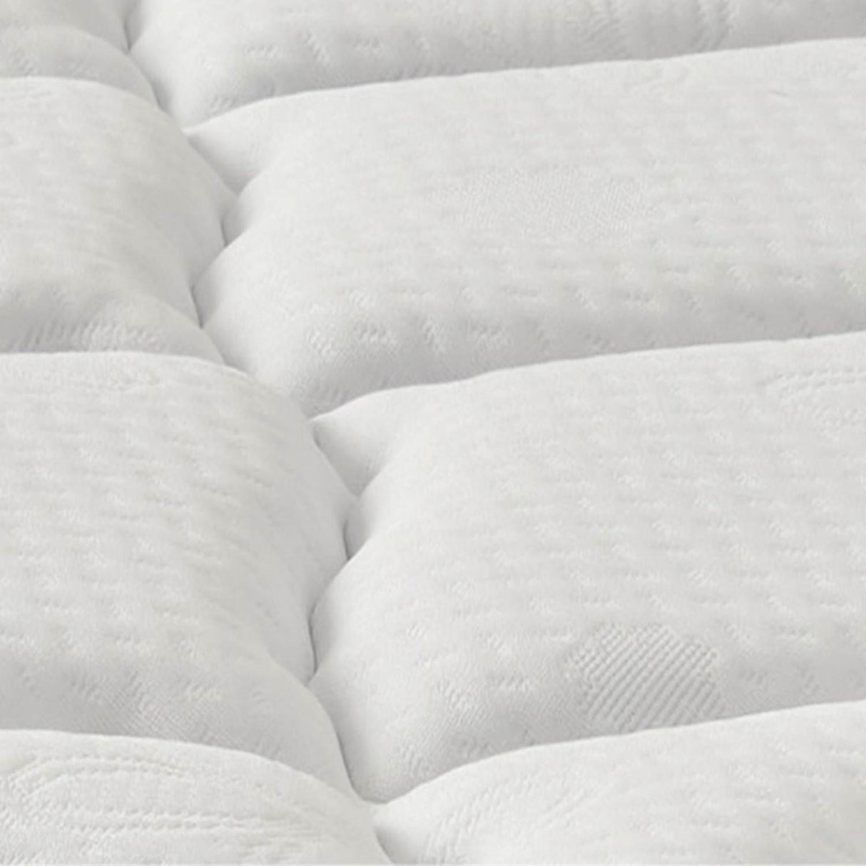 Colchón Galaxy Beige y Plata Doble 140 cm con Dos Almohadas y Protector - Combos Habitacion | Bylmo