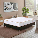 Combo Base Cama y Colchón Paris Blanco Doble 140 cm Firme - Combos Habitacion | Bylmo