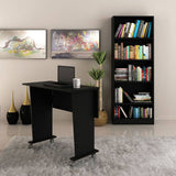 Combo Escritorio y Biblioteca Chicago Negro 80 cm Plegable - Escritorios y Archivadores | Bylmo