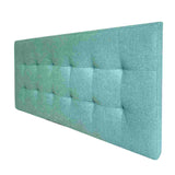 Combo Cabecero Room Verde Menta Doble 140 cm Rectangular con 2 Mesas de Noche Cuadradas - Combos Habitacion | Bylmo