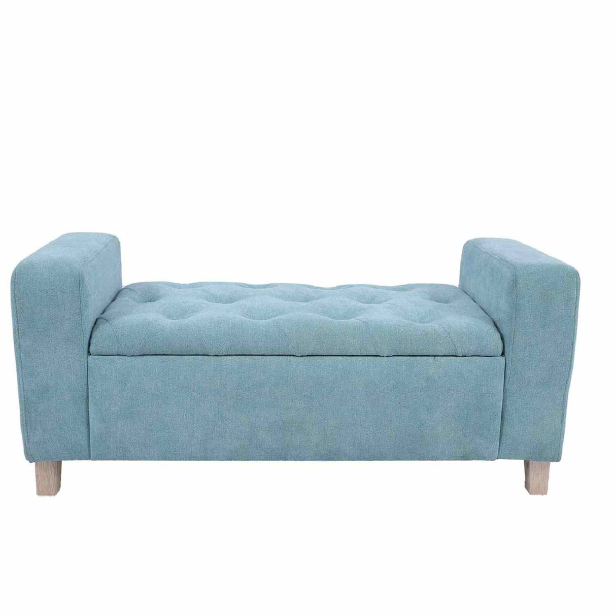 Combo Cabecero Room Verde Menta Doble 140 cm Rectangular con Banqueta Baúl y 2 Mesas de Noche Cuadradas - Combos Habitacion | Bylmo