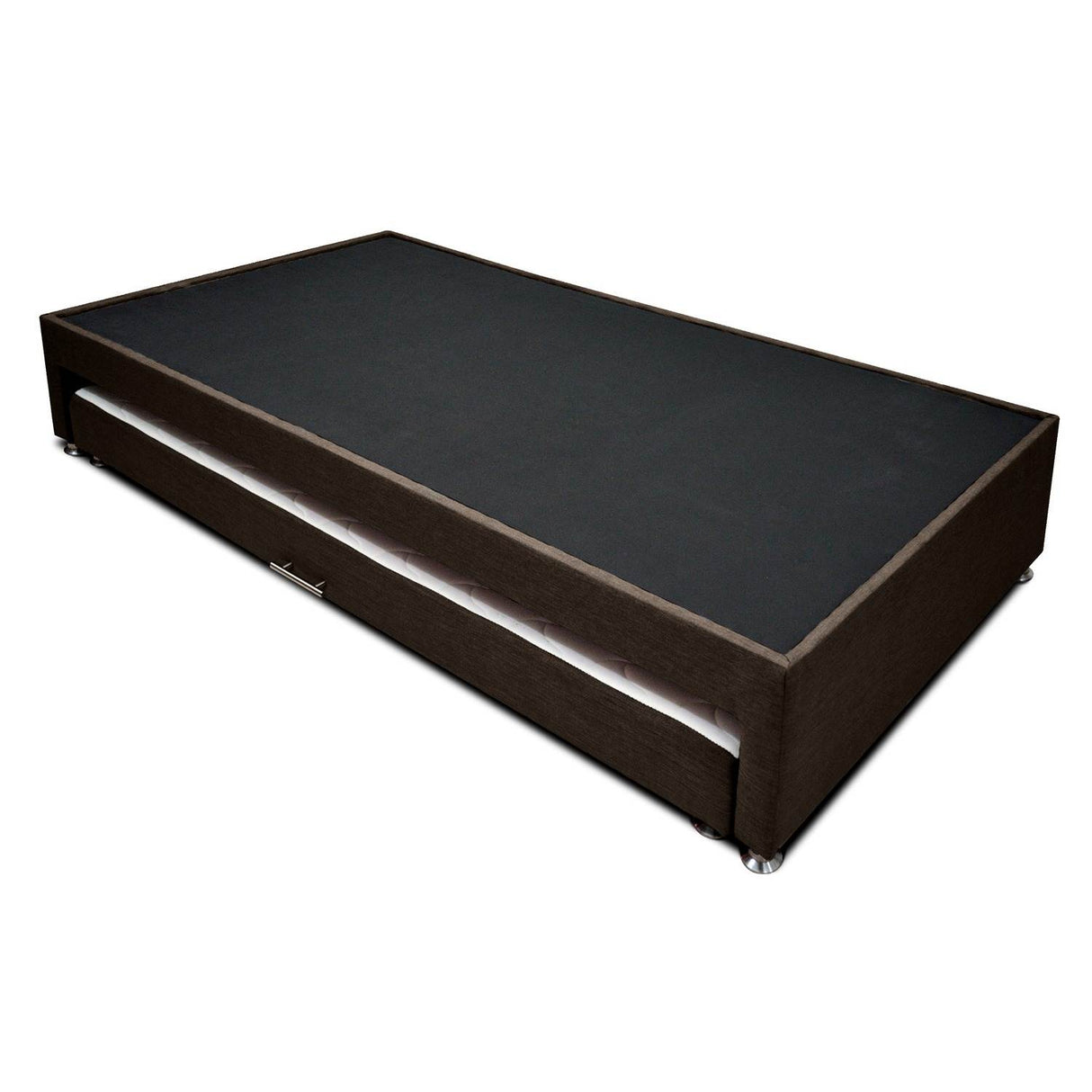 Combo Cama Tarima y Colchón Dreamer Café Sencilla 100 cm Rectangular con Una Almohada - Combos Habitacion | Bylmo