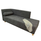 Combo Sala Chaise Long Gris 163 cm con Sofá Puff y Mesa de Centro - Sofas | Bylmo