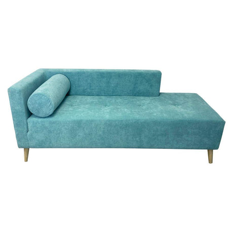 Combo Sala Chaise Long Verde Menta 163 cm con Sofá Puff y Mesa de Centro - Sillas | Bylmo
