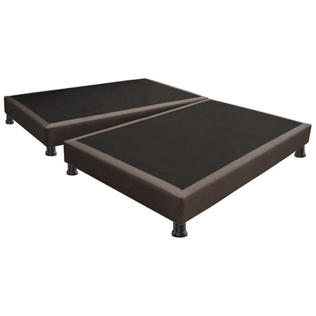 Combo Colchón y Base Cama Dublín Cafe King 200 X 200 Cm Medio Firme Ortopedico e Hipoalergénico - Combos Habitacion | Bylmo