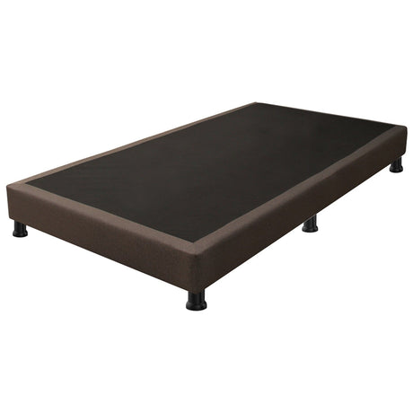 Combo Colchón y Base Cama Dublín Cafe Semidoble 120 X 190 Cm Medio Firme Ortopedico e Hipoalergénico - Combos Habitacion | Bylmo