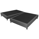 Combo Colchón y Base Cama Dublín Gris Queen 160 X 190 Cm Medio Firme Ortopedico e Hipoalergénico - Combos Habitacion | Bylmo