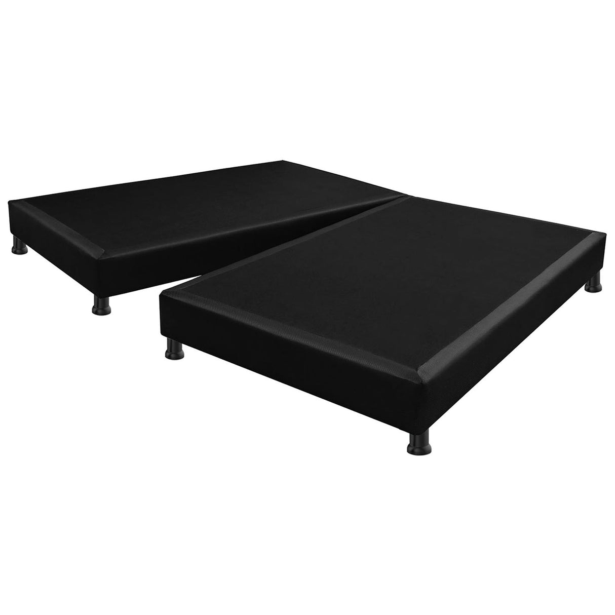 Combo Colchón y Base Cama Dublín Negro Queen 160 X 190 Cm Medio Firme Ortopedico e Hipoalergénico - Combos Habitacion | Bylmo