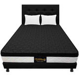 Combo Colchón y Base Cama Dublín Negro Semidoble 120 X 190 Cm Medio Firme Ortopedico e Hipoalergénico - Combos Habitacion | Bylmo