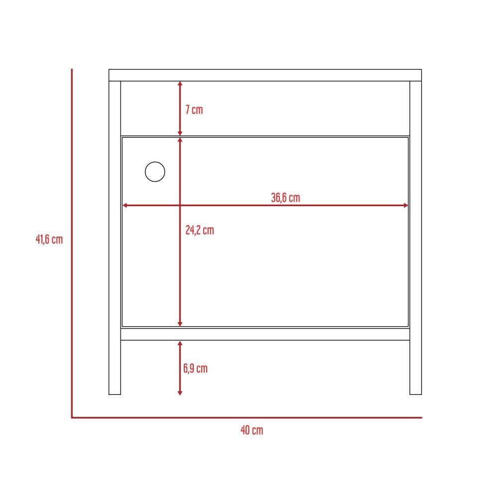 Combo Cama, Mesas de Noche y Rack para TV Doble 140 cm Rovere - Camas | Bylmo