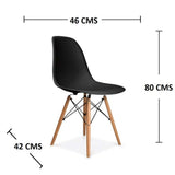 Combo Escritorio y Silla Look Amaretto 80 cm con Entrepaños - Escritorios y Archivadores | Bylmo