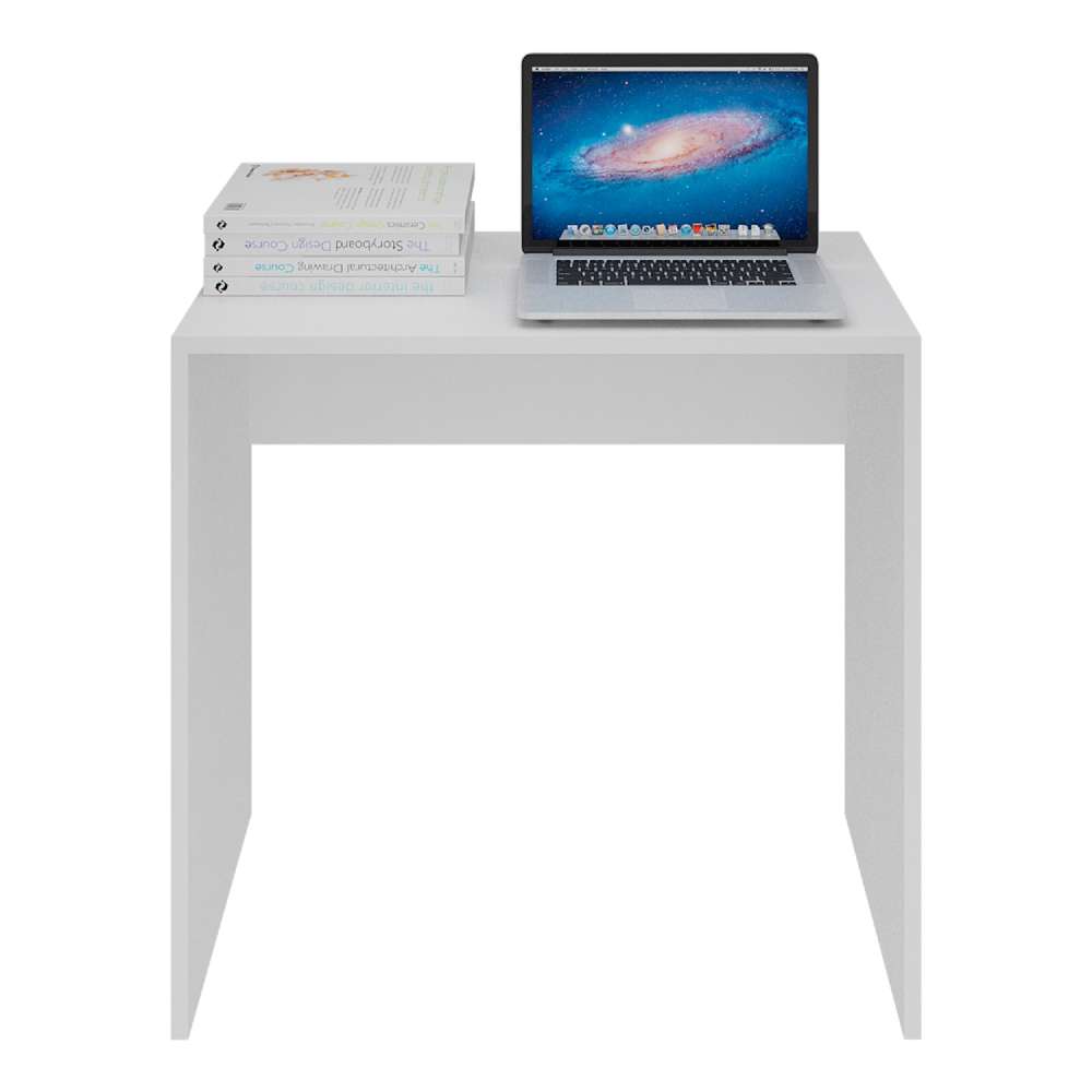 Combo Escritorio y Biblioteca Tomy Blanco 80 cm Minimalista - Escritorios y Archivadores | Bylmo