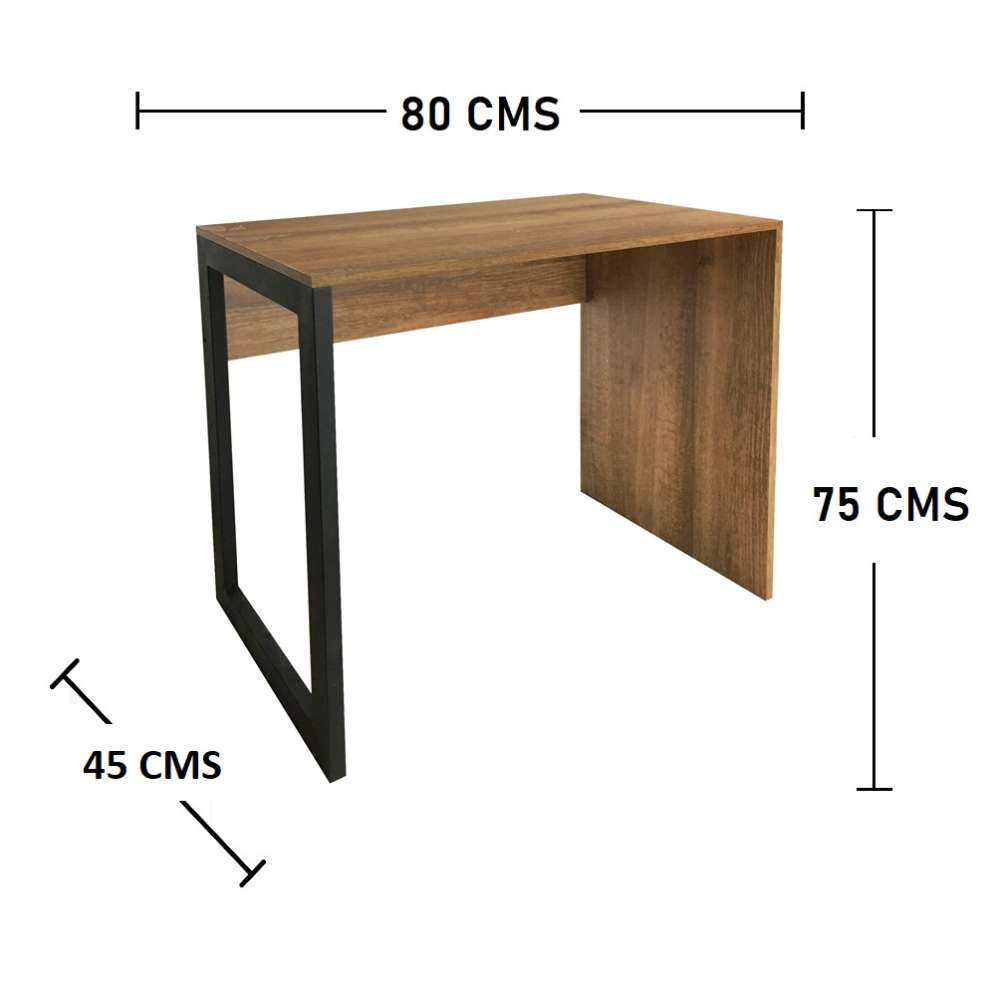 Combo Escritorio y Silla New York Amaretto 80 cm Minimalista - Escritorios y Archivadores | Bylmo