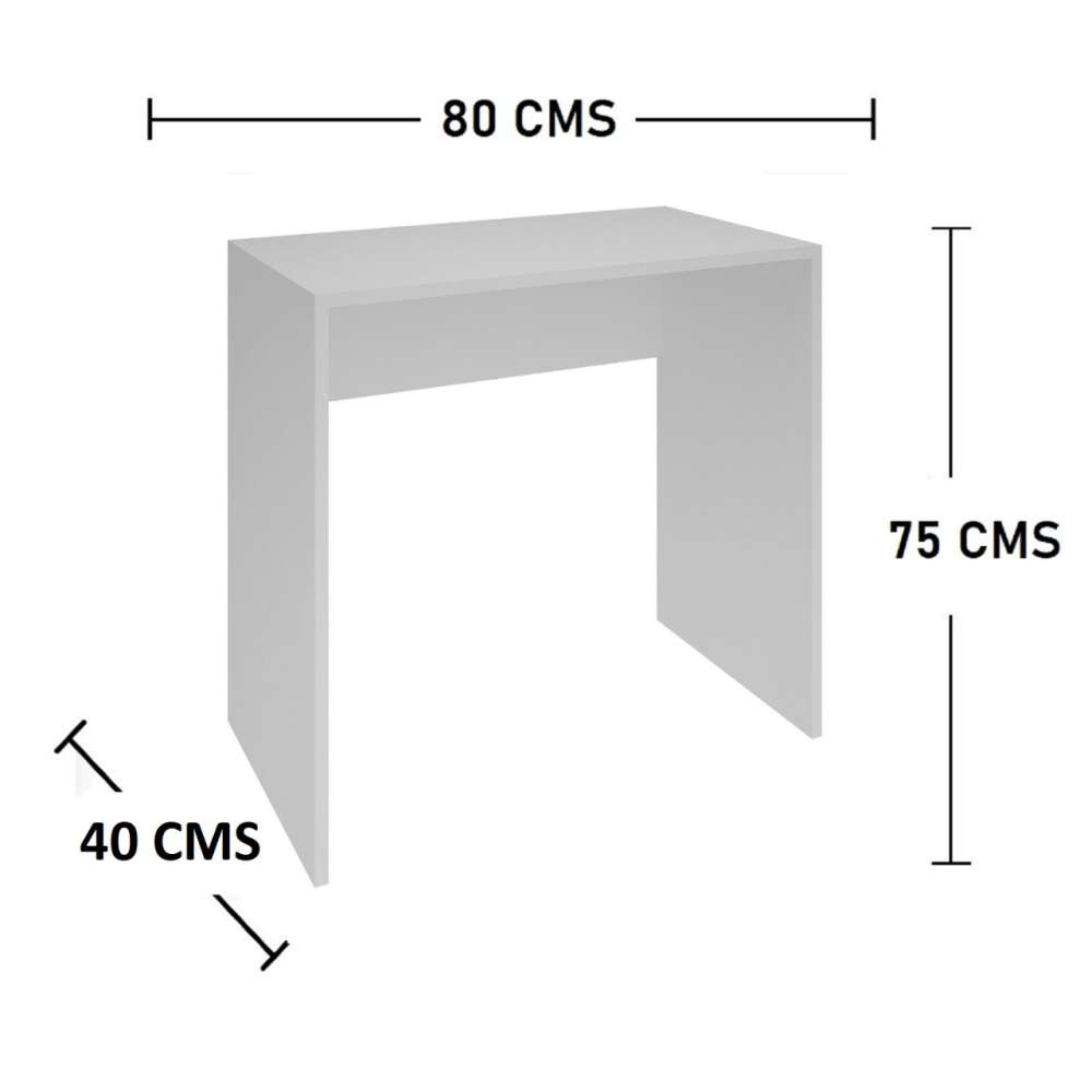 Combo Escritorio y Silla Tomy Blanco 80 cm Minimalista - Escritorios y Archivadores | Bylmo