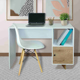 Combo Escritorio y Silla Linea Flow Blanco 110 cm con un Cajón - Combos Oficina | Bylmo