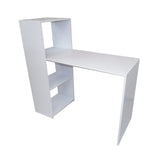 Combo Escritorio y Silla Queen Blanco 110 cm con Biblioteca - Combos Oficina | Bylmo