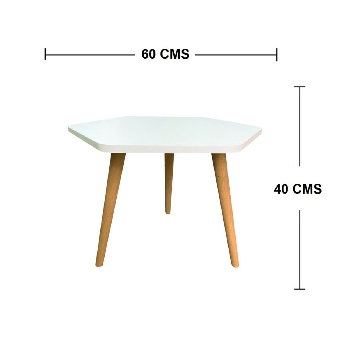 Combo Poltrona, Banqueta y Mesa Medicouch Multicolor 56 cm con Patas de Madera - Combos Sala | Bylmo