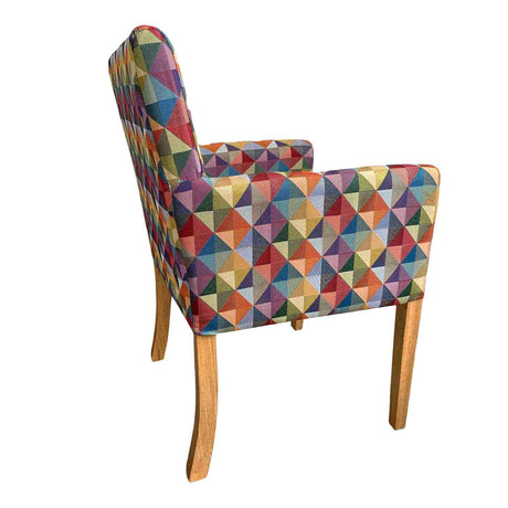 Combo Poltrona, Banqueta y Mesa Medicouch Multicolor 56 cm con Patas de Madera - Combos Sala | Bylmo