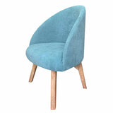 Combo Poltrona y Mesa de Centro Zar Verde Menta 65 cm con Patas de Madera - Combos Sala | Bylmo