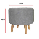 Combo Sofá Baúl Chaise Long Gris 163 cm con Puff y Banqueta Baúl - Combos Sala | Bylmo