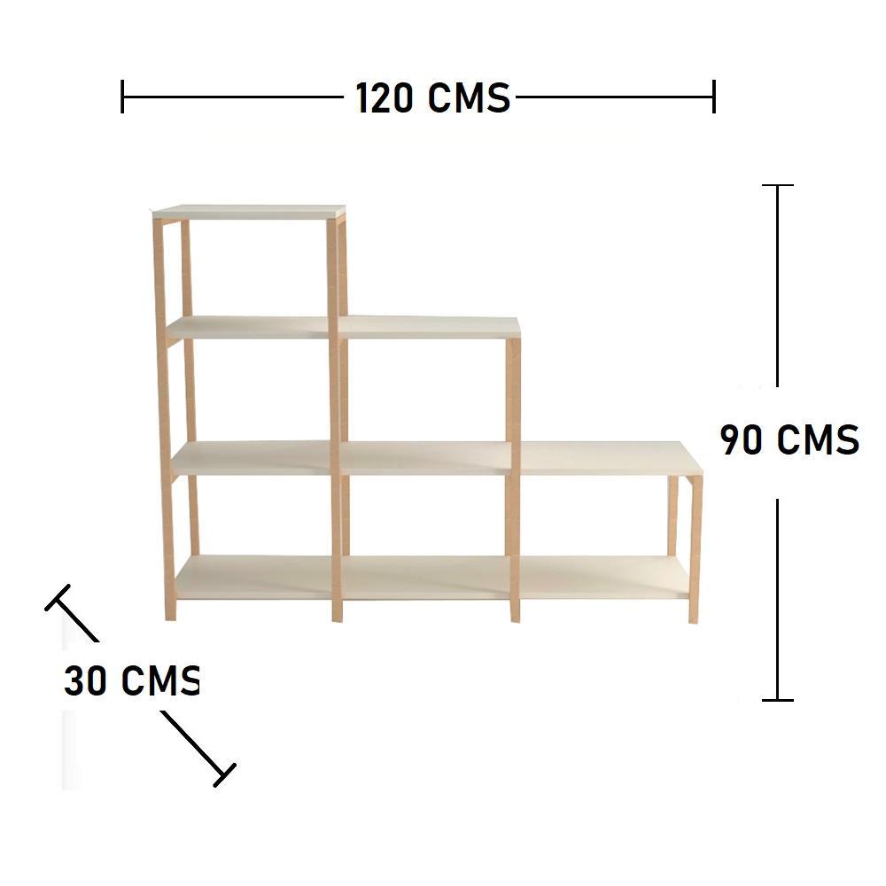 Combo Sofa, Biblioteca y Mesas Loly Gris 145 cm - Sofas | Bylmo