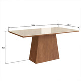 Comedor Atlanta Canela 160 cm de Seis Puestos (Incluye Sillas) - Comedores | Bylmo