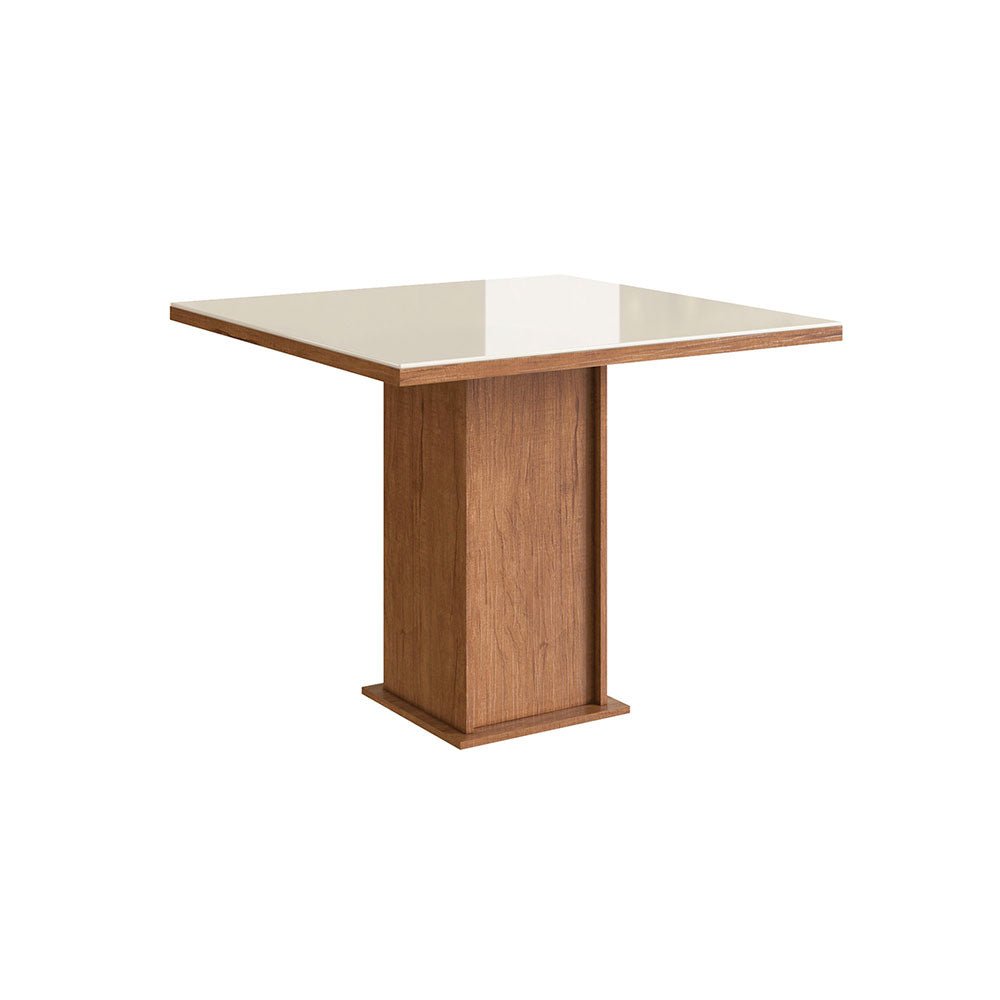 Comedor Boston Canela 90 cm de Cuatro Puestos (Incluye Sillas) - Comedores | Bylmo