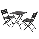 Comedor Luxe Negro 61 cm de Exterior Incluye sillas - Comedores | Bylmo
