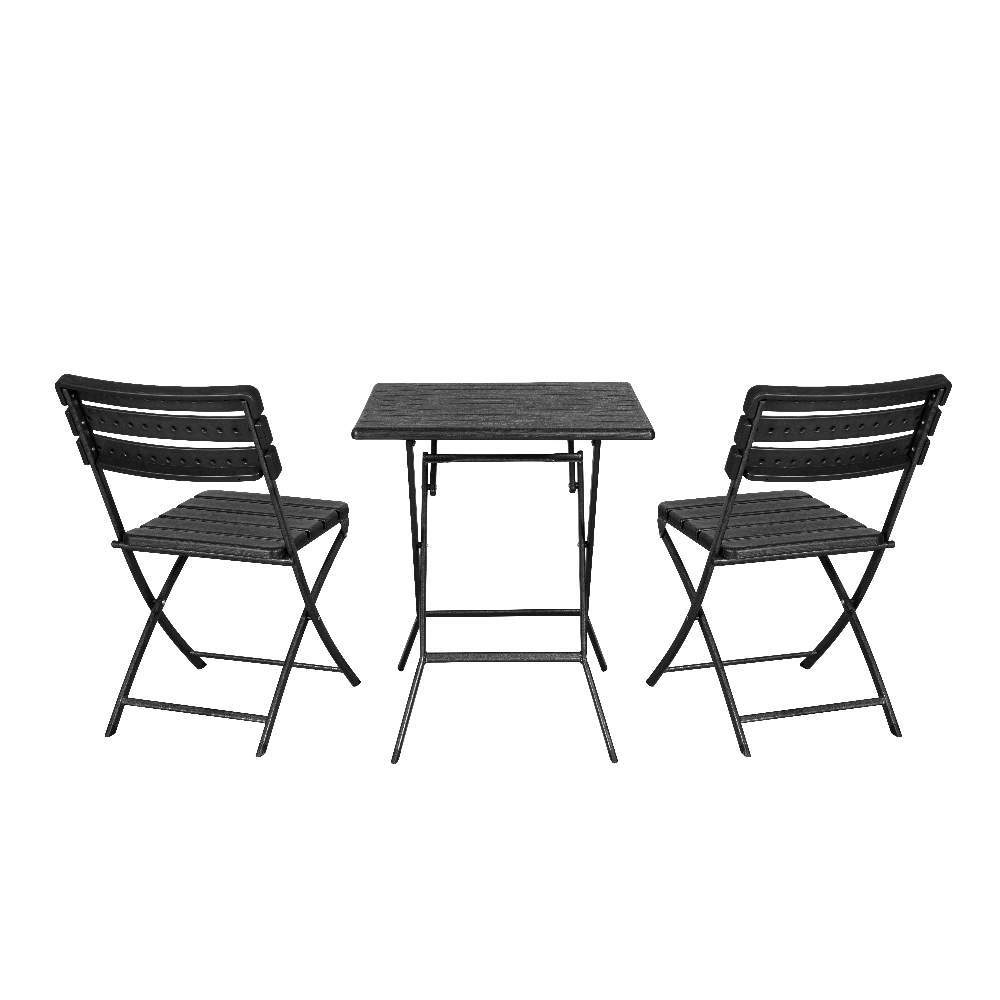 Comedor Luxe Negro 61 cm de Exterior Incluye sillas - Comedores | Bylmo