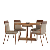 Comedor Imperial Arena Roce 93x24cm Cuadrado de Cuatro Puestos y con Cuatro Sillas - Comedores | Bylmo