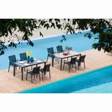 Comedor Tampere Gris 160 cm de Exterior - Comedores | Bylmo
