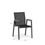 Comedor Tampere Gris 160 cm de Exterior - Comedores | Bylmo