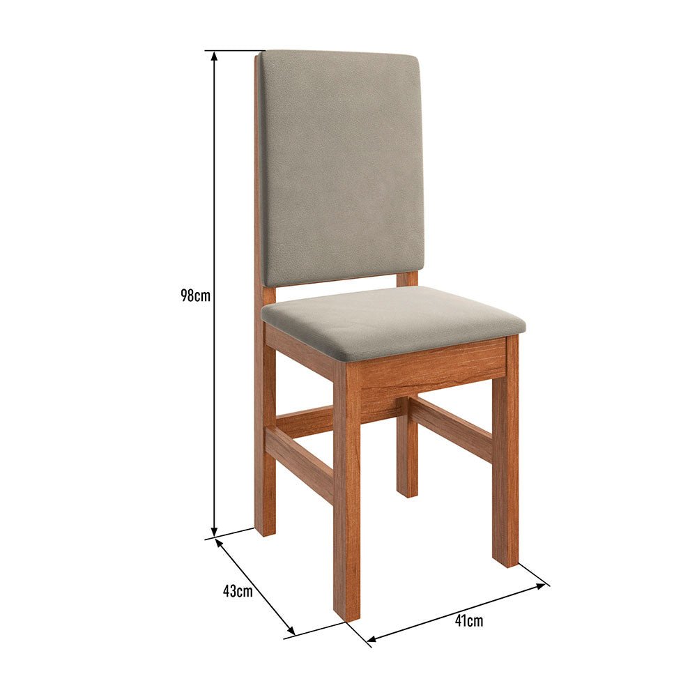 Comedor Lincoln Canela 180 cm de Ocho Puestos (Incluye Sillas) - Comedores | Bylmo