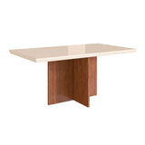 Comedor Madison Canela 160 cm de Seis Puestos (Incluye Sillas) - Comedores | Bylmo