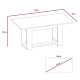 Comedor Nepal Miel 160 cm de Cuatro Puestos - Comedores | Bylmo